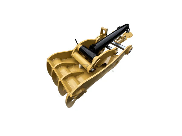 Bedrock Attachments Pin-On Thumb | Model ET100-PO4T48 | Width 43.3" | Pin Size 100mm | 4 Teeth | Machine Size 30-36 Ton | For Excavators