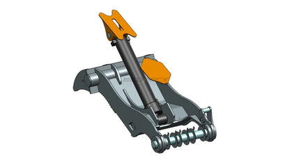 Bedrock Attachments Pin Grabber Thumb | Model EPT110-PG4T60 | Width 47.6" | Pin Size 110mm | 4 Teeth | Machine Size 45-50 Ton | For Excavators