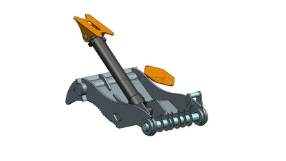 Bedrock Attachments Pin-On Thumb | Model EPT110-PO4T60 | Width 53.5" | Pin Size 110mm | 4 Teeth | Machine Size 45-50 Ton | For Excavators