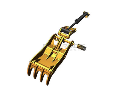Bedrock Attachments Pin-On Thumb | Model EPT70-PO4T36 | Width 27.6" | Pin Size 70mm | 4 Teeth | Machine Size 15-18 Ton | For Excavators
