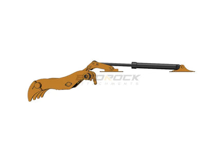 Bedrock Attachments Pin-On Thumb | Model EPT70-PO4T42 | Width 31.5" | Pin Size 70mm | 4 Teeth | Machine Size 15-18 Ton | For Excavators