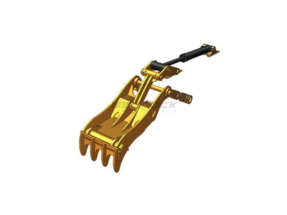 Bedrock Attachments Pin-On Thumb | Model EPT80-PO4T42 | Width 40.2" | Pin Size 80mm | 4 Teeth | Machine Size 20-24 Ton | For Excavators
