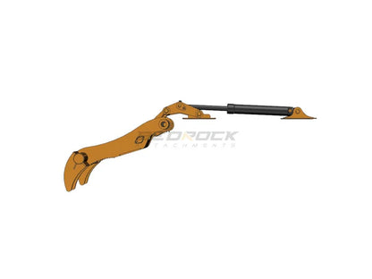 Bedrock Attachments Pin Grabber Thumb | Model EPT80-PG4T54 | Width 47.6" | Pin Size 80mm | 4 Teeth | Machine Size 20-24 Ton | For Excavators
