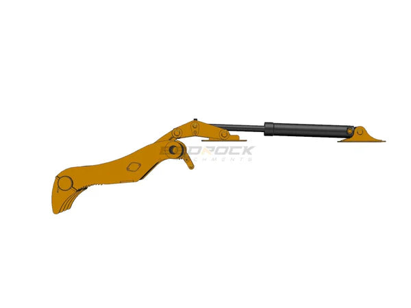 Bedrock Attachments Pin-On Thumb | Model EPT90-PO4T48 | Width 40.9" | Pin Size 90mm | 4 Teeth | Machine Size 24-29 Ton | For Excavators