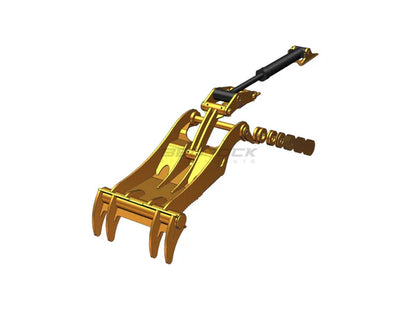 Bedrock Attachments Pin Grabber Thumb | Model EPT90-PG4T54 | Width 47.2" | Pin Size 90mm | 4 Teeth | Machine Size 24-29 Ton | For Excavators