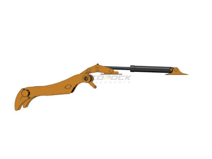 Bedrock Attachments Pin Grabber Thumb | Model EPT90-PG4T54 | Width 47.2" | Pin Size 90mm | 4 Teeth | Machine Size 24-29 Ton | For Excavators