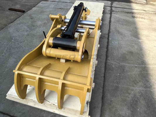 Bedrock Attachments Pin-On Thumb | Model ET110-PO4T54 | Width 43.3" | Pin Size 110mm | 4 Teeth | Machine Size 45-50 Ton | For Excavators