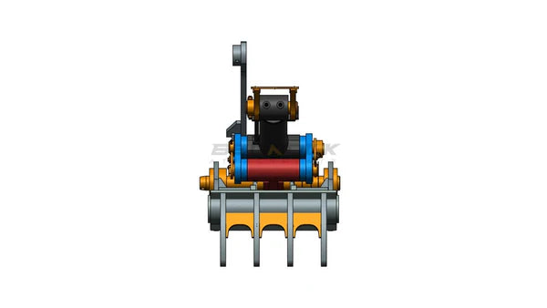 Bedrock Attachments Pin-On Thumb | Model ET80-PO4T36 | Width 34.3" | Pin Size 80mm | 4 Teeth | Machine Size 20-24 Ton | For Excavators