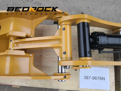 Bedrock Attachments Pin-On Thumb | Model ET70-PO4T42 | Width 33.9" | Pin Size 70mm | 4 Teeth | Machine Size 15-18 Ton | For Excavators