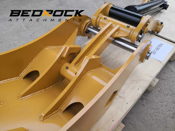 Bedrock Attachments Pin-On Thumb | Model ET70-PO4T42 | Width 33.9" | Pin Size 70mm | 4 Teeth | Machine Size 15-18 Ton | For Excavators