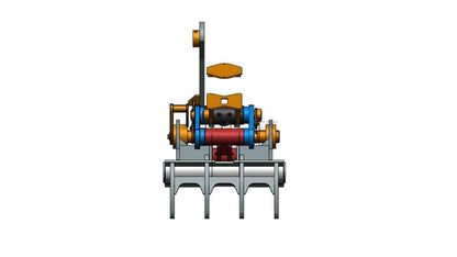 Bedrock Attachments Pin-On Thumb | Model ET90-PO4T48 | Width 40.9" | Pin Size 90mm | 4 Teeth | Machine Size 24-29 Ton | For Excavators