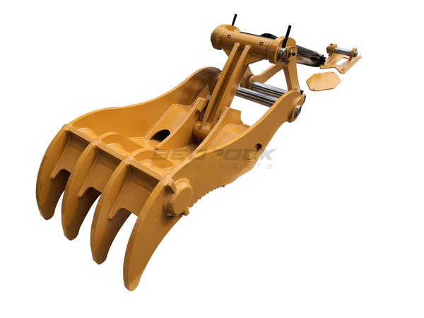 Bedrock Attachments Pin-On Thumb | Model ET70-PO4T36 | Width 27.6" | Pin Size 70mm | 4 Teeth | Machine Size 15-18 Ton | For Excavators