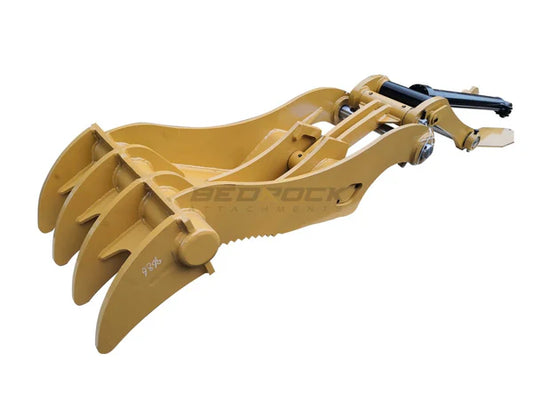 Bedrock Attachments Pin Grabber Thumb | Model ET70-PG4T42 | Width 0.86m | Pin Size 70mm | 4 Teeth | Machine Size 15-18 Ton | For Excavators