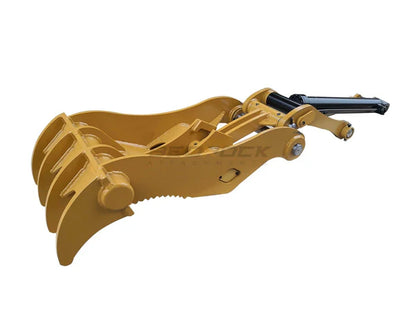 Bedrock Attachments Pin-On Thumb | Model ET70-PO4T42 | Width 33.9" | Pin Size 70mm | 4 Teeth | Machine Size 15-18 Ton | For Excavators