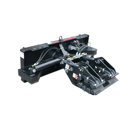 Landy Attachments Hydraulic Pole Setter | Width 42" & 52" | Opening Range 3"-21" | 16 GPM | 1 Ton | For Skid Steers, Excavators & Telehandlers