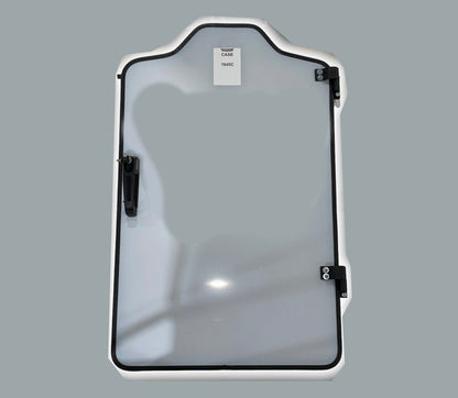Skid Steer Doors Cab Enclosure Door | SSD‑1845C (Case 1845C) | ½" Lexan Polycarbonate | 15–25 GPM | For Case 1845C Skid Steers