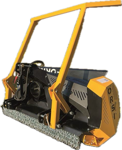 Orsi 3-Pt Hitch Mulcher Tractor | Working Width 60" To 78" Inches | Cutting Capacity Up To 9" In Diameter | Maximum Horsepower 100 Hp To 110 Hp | For Tractors