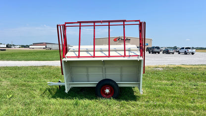 Apache Equipment 70 Creep/Self Feeder | Length 8' | Capacity 70 Bushel | Portable & Skid | For Daily Feeding Pressure
