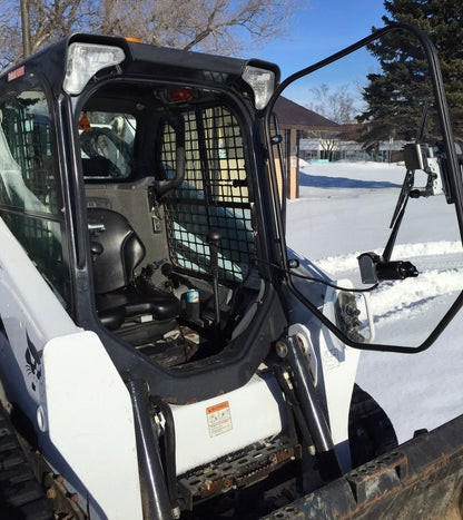 Skid Steer Doors Cab Enclosure Door | BSD‑M (Bobcat M Series) | ½" Lexan Polycarbonate | 8–30+ GPM | For Bobcat M Series Skid Steers