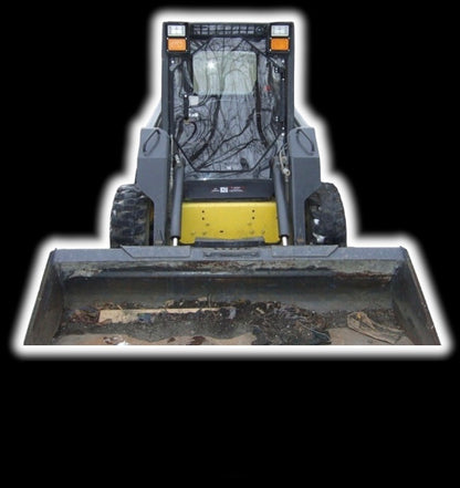 Skid Steer Doors Cab Enclosure Door | BSD‑M (Universal Fit) | ½" Lexan Polycarbonate | 15–25 GPM | For Skid Steer Loaders