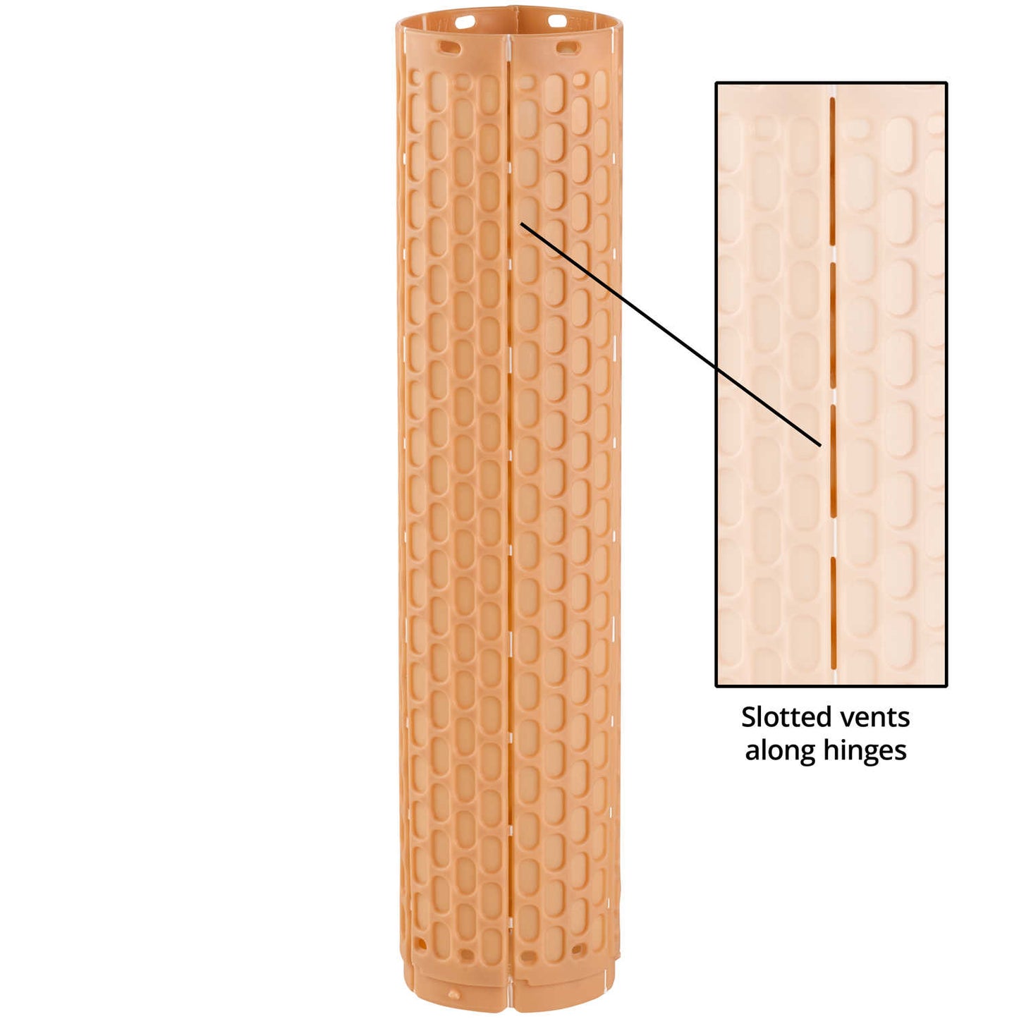 Forestry Supplies ShellT Grow Tube-Ventilated-Tan