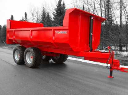 Woody Equipment Tilting Dump Trailer Model 510, 610, 612, 712, 814 & 816 | V Series | 35-100 HP | Pull Type | For Tractors