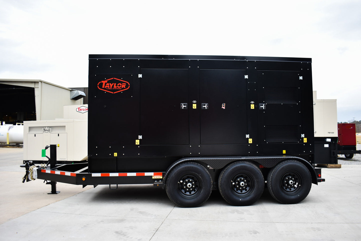 Taylor Power System Trailer Mounted Mobile Generator | Model TM-170 | Horsepower 224 HP | Standby Power 170kW