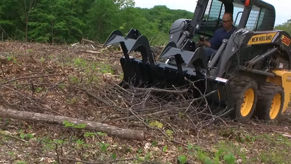 STOUT | XHD Brush & Root Grapple | 4" Tine Spacing | Model 72" Width | Hydraulic Flow 15–25 GPM | 26–37 kW / 35–50 HP|For Skid Steer