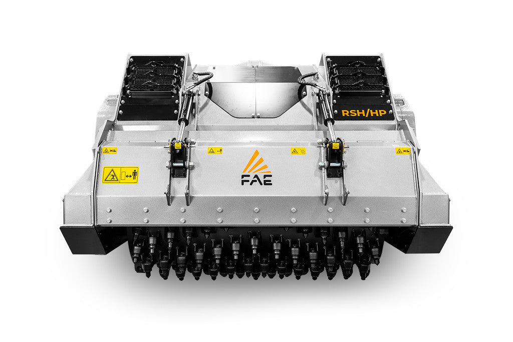 FAE | RSH/HP Stone Crusher | Model 200 To 250 | Width 83" To 101.9" | Crushed Depth Up to 20" | Horsepower 360 To 500 HP | For Tractors