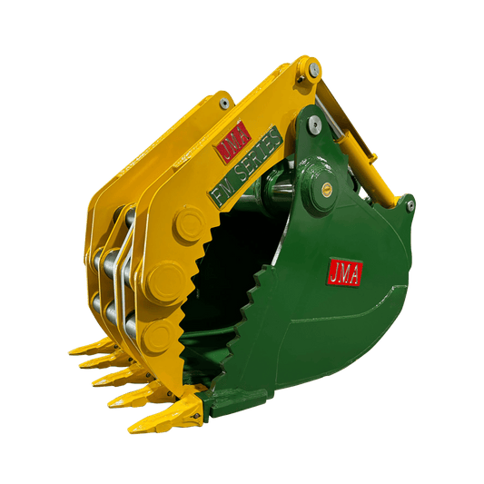 JMA Attachments Claw Bucket | Bucket Width 36″ & 42″ Inches | For 10 – 15 Tons Excavators