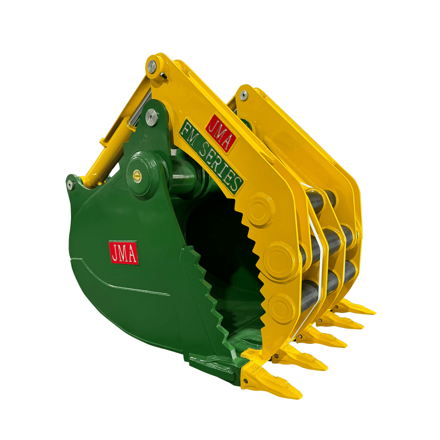 JMA Attachments Claw Bucket | Bucket Width 36″ & 42″ Inches | For 10 – 15 Tons Excavators