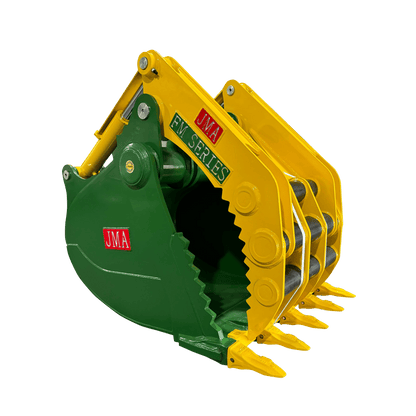 JMA Attachments Claw Bucket | Bucket Width 36″ & 42″ Inches | For 10 – 15 Tons Excavators