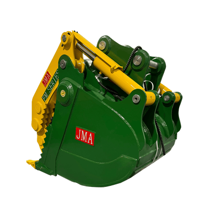 JMA Attachments Claw Bucket | Bucket Width 36″ & 42″ Inches | For 10 – 15 Tons Excavators