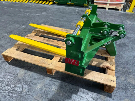 JMA Attachments Pallet Forks | Fork Width 42" inches | Pin Size 40mm | For 2.6 – 3.7 Tons Mini Excavator