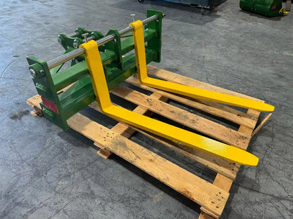 JMA Attachments Pallet Forks | Fork Width 42" inches | Pin Size 40mm | For 2.6 – 3.7 Tons Mini Excavator