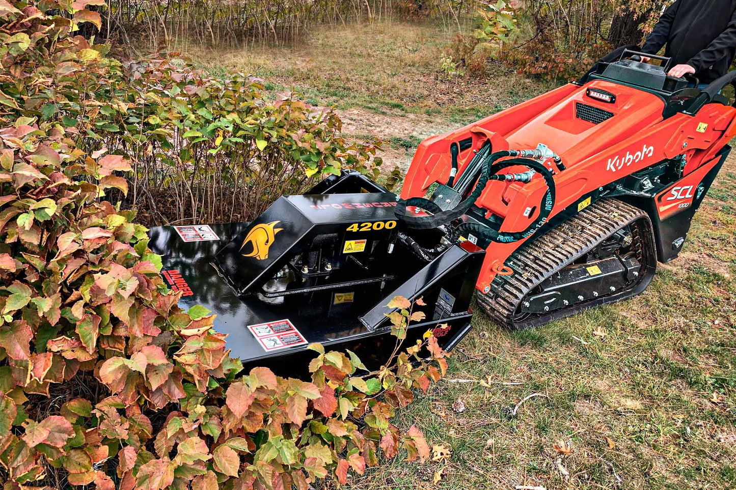 Brush Wolf Compact Brush Cutter Series | Cutting Width 42" & 48" inches | Hydraulic Flow Range 8-25 GPM | For Loaders