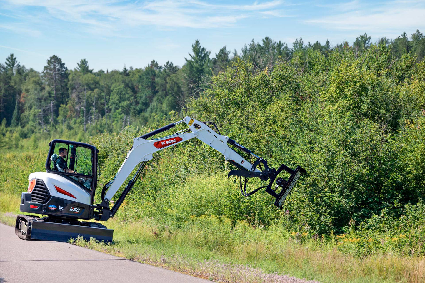 Brush Wolf Standard-Duty X- Brush Cutter Series | Cutting Width 36", 42" & 48" inches | Hydraulic Flow Range 8-40 GPM | For Excavators & Backhoe