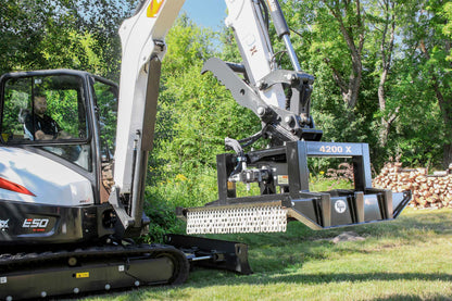 Brush Wolf Standard-Duty X- Brush Cutter Series | Cutting Width 36", 42" & 48" inches | Hydraulic Flow Range 8-40 GPM | For Excavators & Backhoe