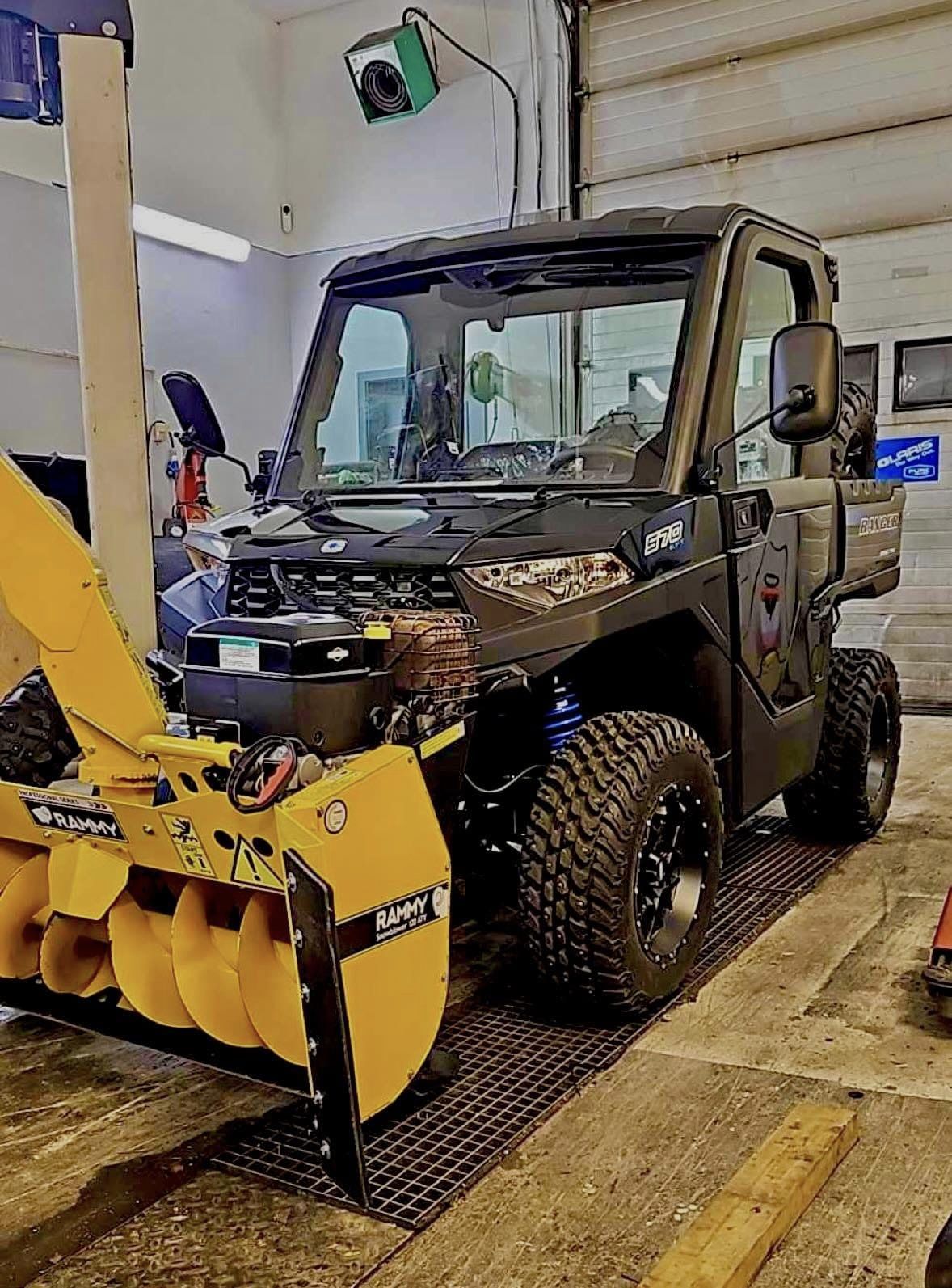 Rammy 155 UTV Snowblower | Clearing Width 61" | Engine 420 cc | 30–60 HP | For UTVs