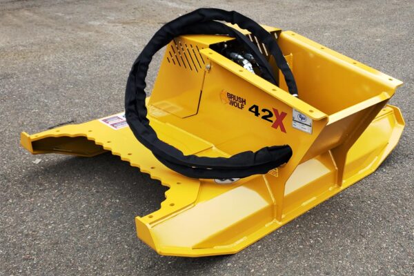 Brush Wolf Heavy-Duty X- Brush Cutter Series | Cutting Width 42" & 48" inches | Hydraulic Flow Range 14-37 GPM | For Excavators & Backhoe