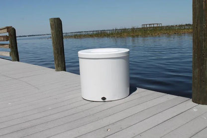 RIO MARINE CUSTOMS | Fiberglass Livewell | Model CMLW50 | 26.5" D x 24" H | 50 Gallon Capacity | For Fishing Enthusiasts