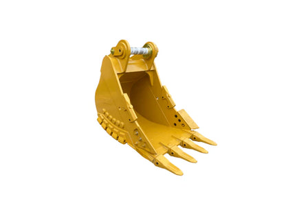 Bedrock Attachments Heavy-Duty Bucket & Adjuster GP | Width 42-Inch | Capacity 1.34 CU M | Machine Size 45-55 Tons | For Excavators CAT 349