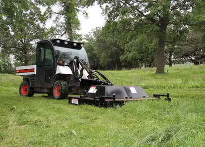 ERSKINE DUAL ROTARY BRUSH MOWER | 84” MODELS | WITH WHEEL & REPLACEMENT BLADE KIT | FOR SKID STEER