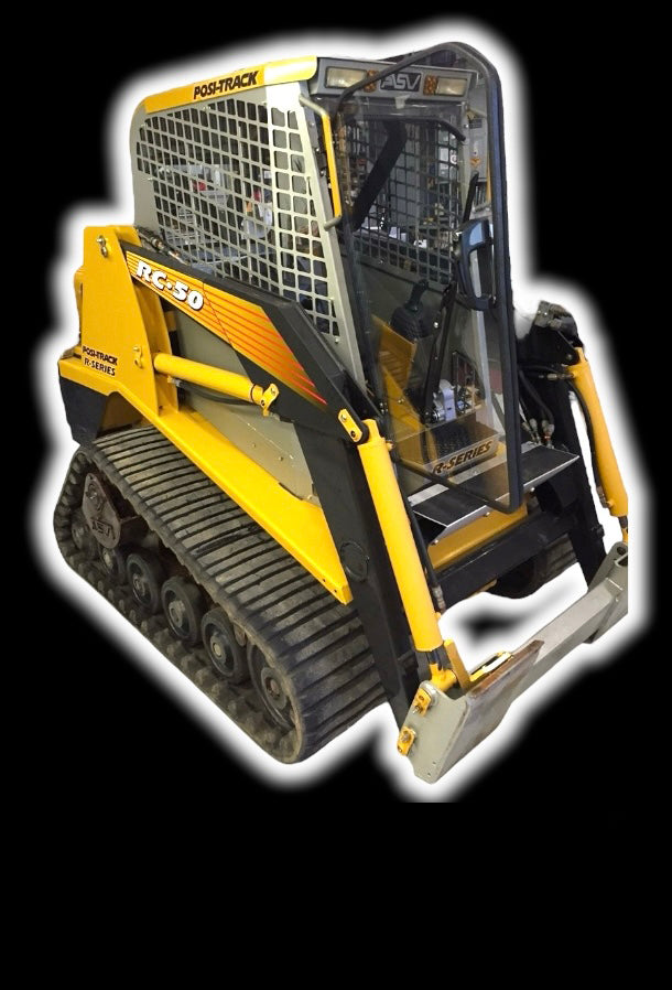 Skid Steer Doors Cab Enclosure Door | BSD‑M (ASV RC/PT Series) | ½" Lexan Polycarbonate | 15–25 GPM | For ASV RC/PT Skid Steers