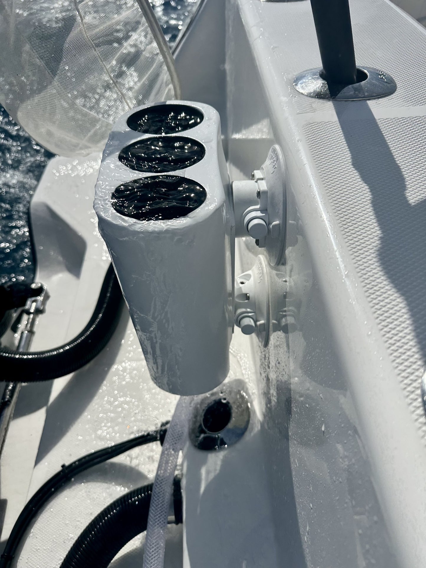 R&R Tackle Co. Bait Tube System | Small, Medium & Large Sizes | Multiple Mounting Options | Tangle-Free Live Bait Storage