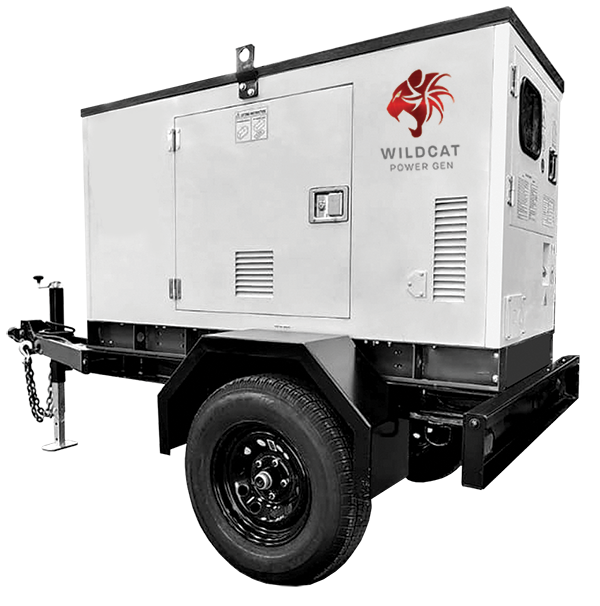 Wildcat Patriot Mobile Generator | Power Options 15 kW To 150 kW | Single or Three Phase | Trailer-Mounted With Tank