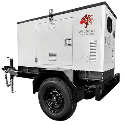 Wildcat Patriot Mobile Generator | Power Options 15 kW To 150 kW | Single or Three Phase | Trailer-Mounted With Tank