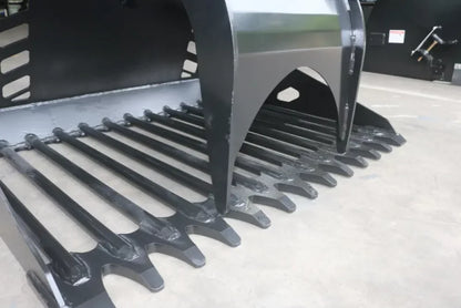 Landy Attachments Skeleton Rock Grapple Bucket | Model S-RRGB1120 | Width 44" | 16 GPM | For Skid Steers & Loaders
