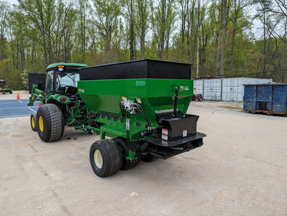 TurfTime Topdresser | Model TT-2410-TT-2430 | Capacity 1.5-3yds - 10GPM | 6'-40' Spreading Width | For Tractor