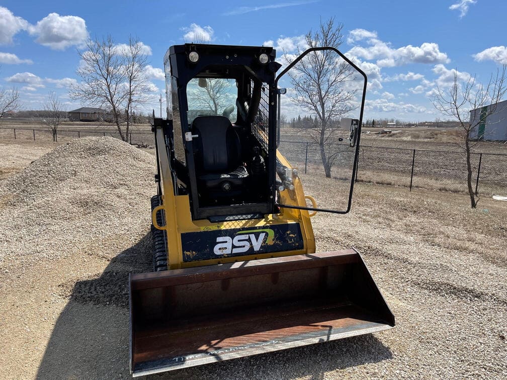 Skid Steer Doors Cab Enclosure Door | ASD‑RT4050 (ASV RT40/RT50) | ½" Lexan Polycarbonate | 15–25 GPM | For ASV RT40/RT50 Skid Steers